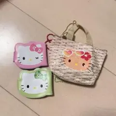 ハローキティ 小物ケース＆ミニバッグ 3点セット