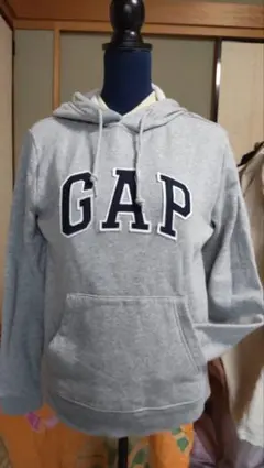 GAPトレーナー(フードあり)  160cm ライト杢グレー