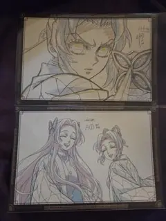 鬼滅の刃　ufotableダイニング おすそわけポストカード胡蝶しのぶ カナエ