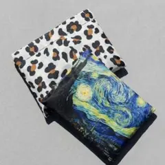 730【新品未開封】 ゴッホ 星月夜 ヒョウ柄 エコバッグ 2点セット