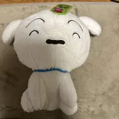 クレヨンしんちゃんシロ頭にチョコビのせぬいぐるみ