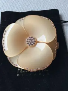 Alexandre de Paris カメリア バレッタ ピンク 保存袋つき - メルカリ
