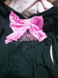 (希少レア)MARS♡リボンミニワンピース 予約商品】ウエストオープンリボンデザインニットミニワンピース