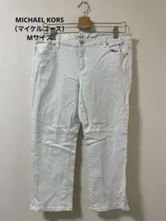 マイケルコース クロップド パンツ 7分丈 白 8 レディース 3-126のサムネイル