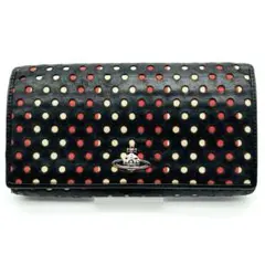 Vivienne Westwood ドット柄 オーブ 黒 赤 ホワイト レザー