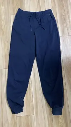 ユニクロ AIRism ネイビー ジョガーパンツ S