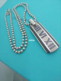 美品】ティファニー スネークチェーンのみ ネックレス 45cm シルバー