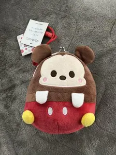 ディズニーミッキーぬいぐるみポシェット がま口　ポーチ