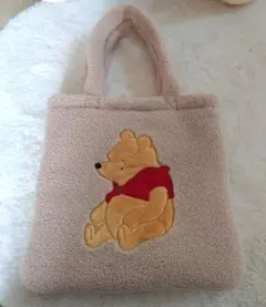 東京ディズニーリゾート限定　くまのプーさん　トートバッグ　ハニーハント　モコモコ