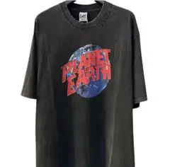 PLANET EARTH ブラックグレー Tシャツ