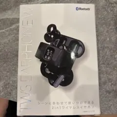 TWS EARPHONE W 2in1 ワイヤレスイヤホン 本体 未開封のサムネイル