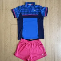 YONEX テニスウェア Lサイズ 青/ピンク