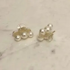 ¥700→¥520☆パール ヘアクリップ 2個セット