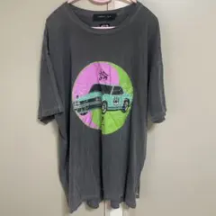 FULL-BK論理コラボオーバーサイズTシャツネバザstussyXLARGE古着