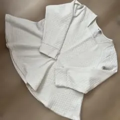 ホワイト 長袖トップス LL しまむらコラボ