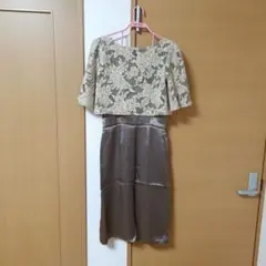 着丈補修あり　レースボレロ+キャミソールワンピースドレス　 J by blue