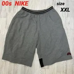 00s NIKE ナイキ FORCEロゴ スウェット ショーツ ハーフパンツ