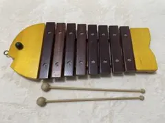 美品】ボーネルンド パレットシロフォン 木琴 木製 知育玩具 バチ付