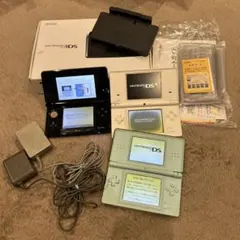 3DS 本体 箱・説明書有／DSi DSLite 本体 まとめ売りジャンク品含む