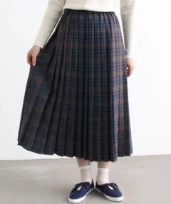 ☆新品☆chambre de charm チェック柄プリーツスカートのサムネイル