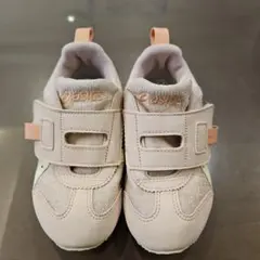 ASICS キッズシューズ ピンク ベルクロ 16センチ