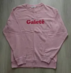 WEGO ウィゴー ロゴプリント スウェット 裏起毛 ピンク レディース