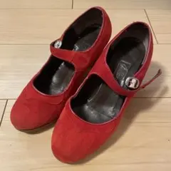 希少】Antonio García 赤スエード×エナメル 23.5cm - メルカリ