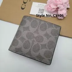新商品　COACH　コーチ　折り財布　コインウォレット　シグネチャー　正規品のサムネイル
