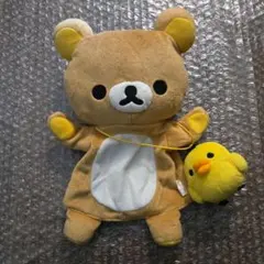 拉拉熊 手偶 小黃鳥