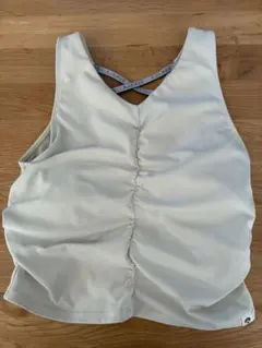 SUKALA アメリカンスリーブギャザータングトップ Mサイズ