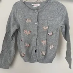 H&M 100 カーディガン 女の子　長袖
