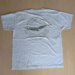90s usa製 シングルステッチ アニマル 動物 鳥 バックプリント Tシャツ