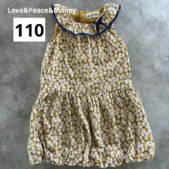 Love&Peace&Money 花柄ノースリーブ バルーン ワンピース 110のサムネイル