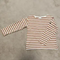 petit main ボーダー長袖カットソー 120
