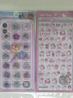 ハローキティ サンリオキャラクターズ ボンボンドロップシール おはじきシール