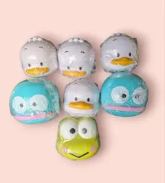 新品 カプキャラ サンリオ 7個セット ペックル・ハンギョドン・けろけろけろっぴ