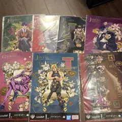 ジョジョワールド 一番くじ I賞 クリアポスター コンプリート7種セット