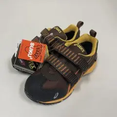 asics TUM162 防水スニーカー ブラウン/イエロー 17.0