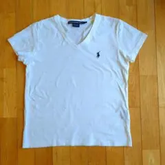 RALPH LAUREN SPORT VネックTシャツ ホワイト Sのサムネイル