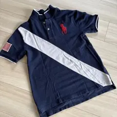 ポロラルフローレンボーイズポロシャツ 10-12（140〜150cm）ネイビー