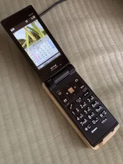 【完動品】WX12K ブラック クレードル・予備LB07KC付きPHS