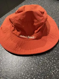 mont-bell キッズハット オレンジ フリーサイズ51-54cm
