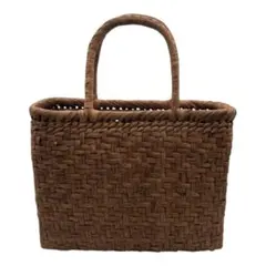 ★山葡萄バッグ　網代網　籠　手編み　きもの　和装　特別価格　限定1点