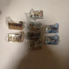 ディズニーJCBミニチュアメタルチャームセット４種　８個セット