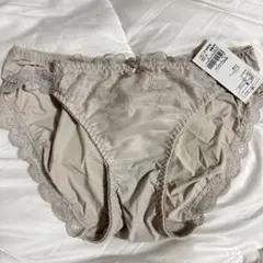 チュチュアンナ レディース　花柄　刺繍　ショーツ　ベージュ　グレージュ系　M