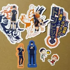 ハイキュー Vリーグ モバイルステッカー フレークシール 影山飛雄 日向翔陽