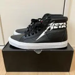 メタリカ x バンズ スケート ハイ リイシュー ブラック トゥルー 