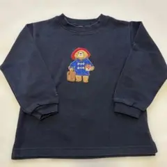 petit main パディントンベア トレーナー 120 ネイビー