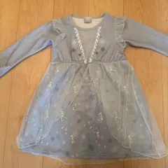 エルサ　ワンピース　110cm アナ雪　ドレス　アナと雪の女王