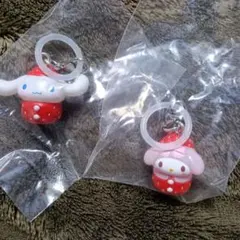 サンリオ　いちごめじるしアクセサリー　ポムポムプリン　シナモン　マイメロディ